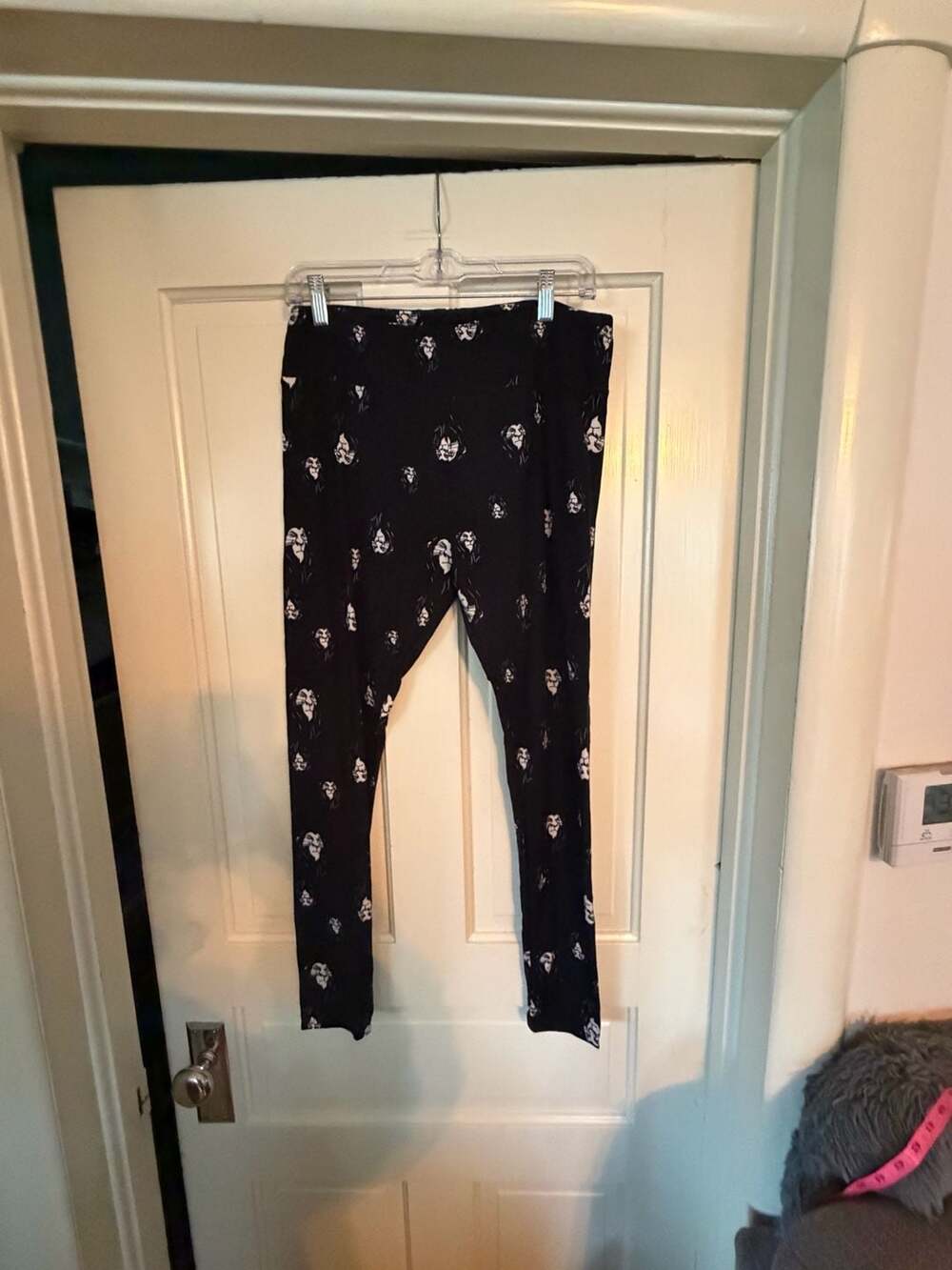 LuLaRoe Scar Leggings Tall & Curvy Black Lion King Disney